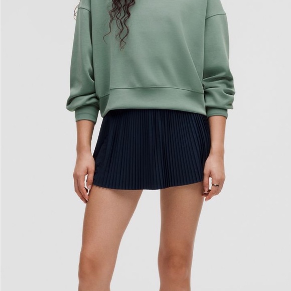 Lululemon Softstream Perfectly Oversized Cropped Crew Sweatshirt Size 10 - Picture 5 of 8